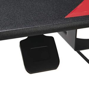 RESPAWN RSP-3010 Computer Ergonomic Height Adjustable Gaming Desk, 52.6 in, Red