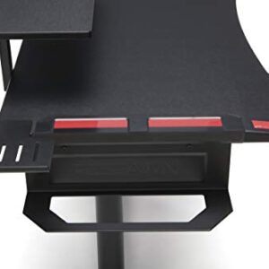 RESPAWN RSP-3010 Computer Ergonomic Height Adjustable Gaming Desk, 52.6 in, Red