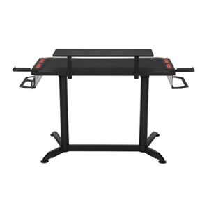 RESPAWN RSP-3010 Computer Ergonomic Height Adjustable Gaming Desk, 52.6 in, Red