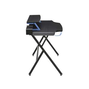 RESPAWN RSP-1000 Gaming Computer Desk, 23.625" D x 42" W x 34.625" H, Blue