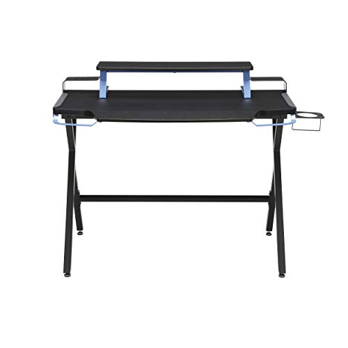 RESPAWN RSP-1000 Gaming Computer Desk, 23.625" D x 42" W x 34.625" H, Blue