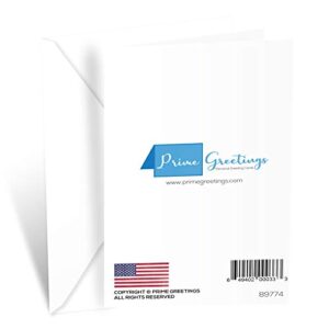 Happy 13th Birthday Card | Made in America | Eco-Friendly | Thick Card Stock with Premium Envelope 5in x 7.75in | Packaged in Protective Mailer | Prime Greetings