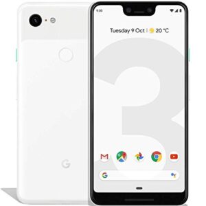 google pixel 3 xl 128gb unlocked gsm & cdma 4g lte android phone w/ 12.2mp rear & dual 8mp front camera - clearly white (renewed)