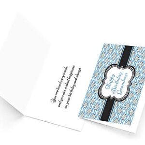 Happy Birthday Greeting Card For Grandson | Made in America | Eco-Friendly | Thick Card Stock with Premium Envelope 5in x 7.75in | Packaged in Protective Mailer | Prime Greetings