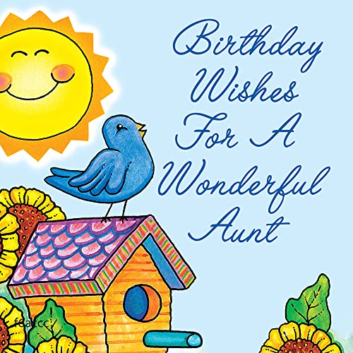 Aunt Birthday Card | Made in America | Eco-Friendly | Thick Card Stock with Premium Envelope 5in x 7.75in | Packaged in Protective Mailer | Prime Greetings (Bird House)