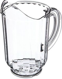 carlisle foodservice products 554007 pitcher, san (pack of 6)