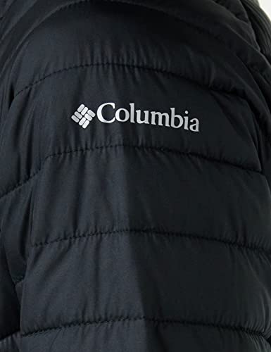 Columbia Women’s Powder Lite Mid Jacket, Winter, Water Repellent, Black,Large