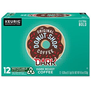 The Original Donut Shop Dark Roast Coffee, K-Cup, 12 ct