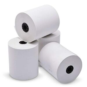 tek pos paper 3 1/8 in x 230 ft thermal paper - made in the usa - bpa free (50 pack)