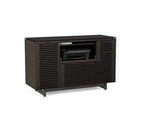 bdi corridor office 6520 multifunction cabinet (charcoal stained ash)