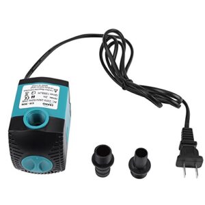 Ultra-Quiet Submersible Water Pump,3w-25W 220-240V 200L/H-1200L/H 0.5m-2m Durable Fountain Water Pump,Non-toxic Fish Tank Filter,for Aquarium Fish Tank,Fountains,Flowing Water Crafts,Spout