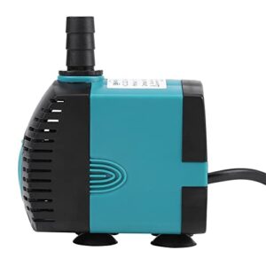 Ultra-Quiet Submersible Water Pump,3w-25W 220-240V 200L/H-1200L/H 0.5m-2m Durable Fountain Water Pump,Non-toxic Fish Tank Filter,for Aquarium Fish Tank,Fountains,Flowing Water Crafts,Spout