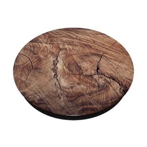 Wood Grain Design Wood Pop Socket Gift