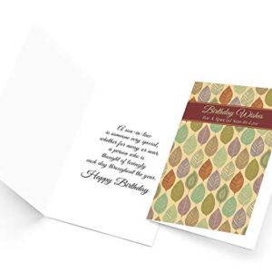 Happy Birthday Card For Son-In-Law | Made in America | Eco-Friendly | Thick Card Stock with Premium Envelope 5in x 7.75in | Packaged in Protective Mailer | Prime Greetings