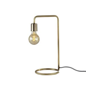 adesso home 3037-21 transitional one light pendant from morgan collection finish, 9.00 inches, antique brass