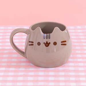 Enesco Name is Mud “Pusheen Sculpted Mug, 1 Count (Pack of 1), Multicolor