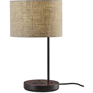 adesso oliver wireless charging table lamp