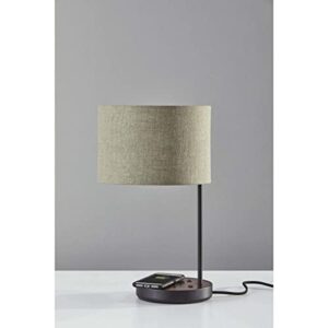 Adesso Oliver Wireless Charging Table Lamp