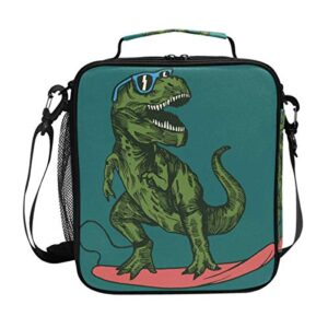 lunch bag insulated boxes cooler lunch handbags skateboard dinosaur organizer containers for picnic school office