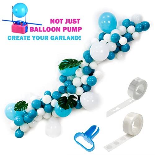 Party Zealot Electric Balloon Inflator Dual Nozzles with Balloon Sizer Air Pump US Standard Plug for Balloon Arch, Balloon Column Stand, and Balloon Decoration