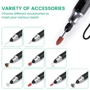 Engraving Pen Engraver Rechargeable Electric Cordless Grinding Pen DIY Rotary Tool Kit for Metal Wood Jewelry Engraving Carving Polishing Drilling Lettering