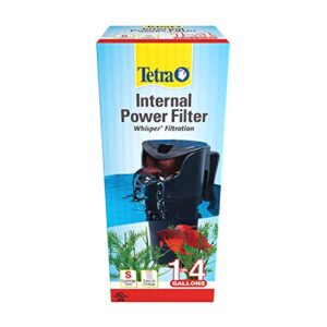 tetra whisper 4 gallon internal power filter, filtration for 4 gallon aquariums