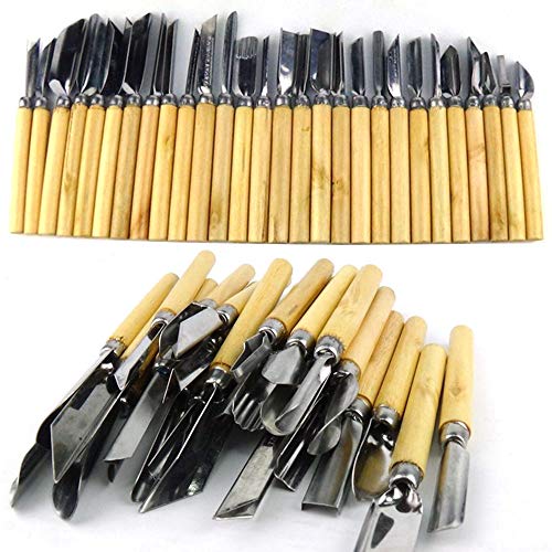 SHZICMY 80pcs Kitchen Carving Tools Kit, Vegetable Fruit Food Peeling Carving Tools Dining Cutlery Kitchen Garnishing/Cutting/Chisel Garnish Tools Kit with Hand Box (USA Stock)