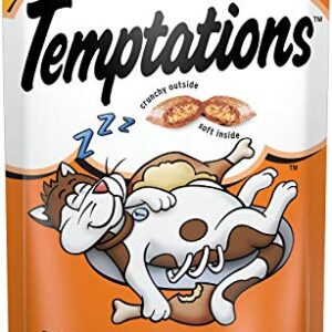 Temptations Cat Treats Mix-Ups Snack Treats Variety Bundle 4 Pack (Catnip,Turkey,Backyard Cookout & Surfer Treat Flavors)