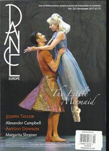 dance europe magazine the international dance magazine november, 2017 no.222