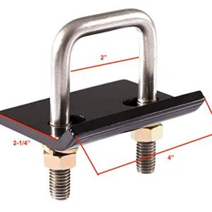 MaxxHaul 50023 Hitch Tightener Anti Rattle Stabilizer for 1.25" to 2" Hitches Reduce Movement On Hitch Mount Cargo Carrier Bike Rack