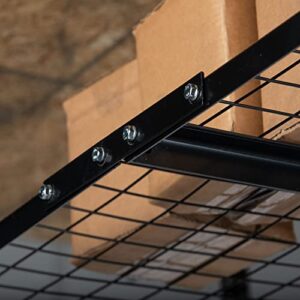 Titan Attachments Overhead Storage Rack 4' x 4' Adjustable Height 20" - 41"