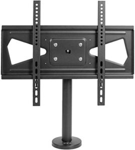 vivo swivel bolt-down tv stand for 32 to 55 inch screens, desktop vesa mount, sturdy tabletop tv display stand-tv00m4