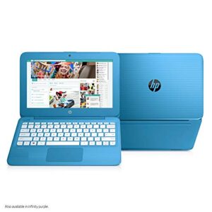 HP Stream 11-inch Laptop, Intel Celeron N3060 Processor, 4 GB SDRAM Memory, 32 GB eMMC storage, Windows 10 Home in S Mode with Office 365 Personal for one year (11-ah010nr, Aqua Blue)