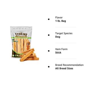 Ecokind Himalayan Dog Chews | 1 lb. Bag | Healthy Dog Treats, Odorless Dog Chews, Rawhide Free, Long Lasting Dog Bones for Aggressive Chewers, Indoors & Outdoor Use, Made in The Himalayans