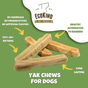 Ecokind Himalayan Dog Chews | 1 lb. Bag | Healthy Dog Treats, Odorless Dog Chews, Rawhide Free, Long Lasting Dog Bones for Aggressive Chewers, Indoors & Outdoor Use, Made in The Himalayans