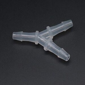 Xiaoyztan 6 Pcs Y-Type Aquarium Air Tubing Splitter Connectors Polypropylene Equal Barb Air Pump Accessories