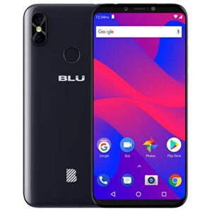 blu studio mega 2018-6.0” hd unlocked smartphone with dual main camera -black