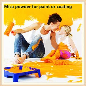 15 Bottles Slime Pigment, Mica Powder for Soap Making, Resin Color Pigment, Mica Powder for Candle Making, Epoxy Resin, Lip Gloss, Natural Powder Pigment for Slime