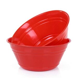 mintra home snack bowls (large 2pk (4l), red)