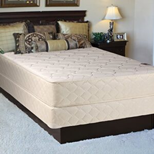 Dream Solutions Comfort Rest Gentle Firm Full Size (54"x75"x10") Mattress Set with Bed Frame Included - Orthopedic, Sleep System with Enhanced Cushion Support and Longlasting Comfort