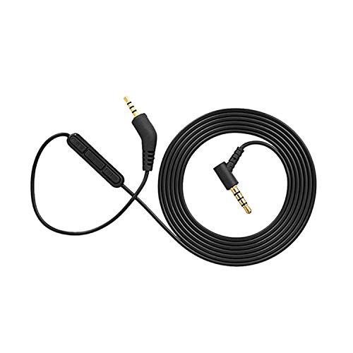 Replacement Audio Cable Extension Cord Compatible with Bose Quiet Comfort 3 QC3 QC 3 Headphones Replacement Cord (with Inline Microphone and Volume Control)