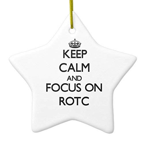 Christmas Keep and Focus On ROTC Star Christmas for Christmas Tree Decoration,