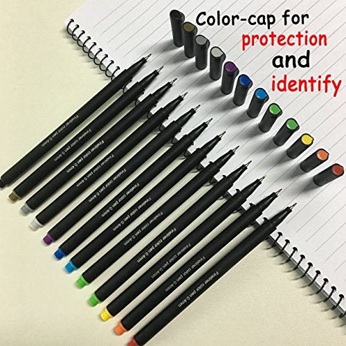 Large and Small Sticky Notes Set with Fineliner Color Pens Set- 60 Ruled Lined Notes 4x6, 48 Dotted Notes 3x4, 48 Blank Notes 4x3,48 Orange 2x2 and Pink 1.5x2, 150 Inde x Tabs