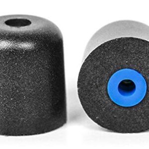 ISOtunes Trilogy™ Foam Replacement Eartips for ISOtunes PRO, Xtra, Wired (5 Pair Pack) (Large, Blue)