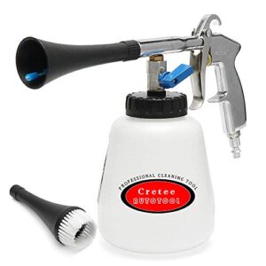 cretee 1l car cleaning gun foamaster washing cleaner kit with 2 set nozzle sprayer connector(8 atmospheric pressure needed)