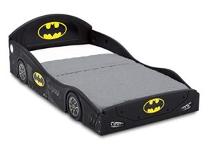 dc comics batman batmobile car deluxe toddler bed with attached guardrails
