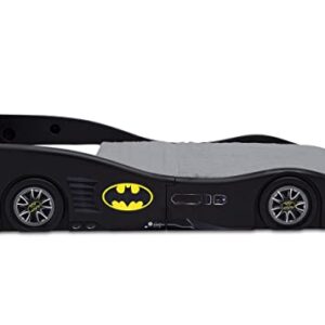 DC Comics Batman Batmobile Car Deluxe Toddler Bed with Attached Guardrails