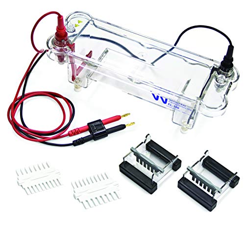 Parco Scientific PLE002 Electrophoresis Apparatus, 16 Samples per Gel, Two 7x7cm Casting Trays