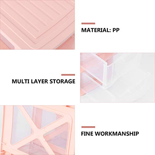 UPKOCH Plastic Dresser 1pc plastic drawers drawer storage cabinet desktop storage case multilayer storage plastic drawers box 4x6 picture frame Small Plastic Drawer Organizer