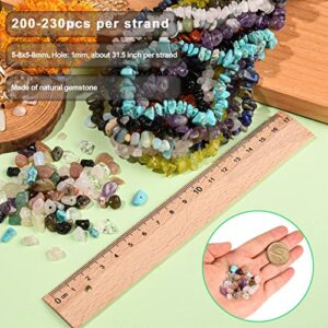 KitBeads 200-230pcs Leomon Jade Chip Beads Drilled Yellow Irregular Healing Beads Lemon Natural Stone Chip Beads for Jewelry Making Bulk